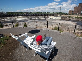 A lookout on the Chaudière Falls is now open to the public.