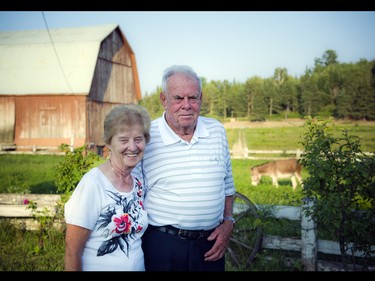 Walter and Alma Sullivan celebrated their 60th wedding anniversary at the very farm where Walter and his 13 siblings grew up.
