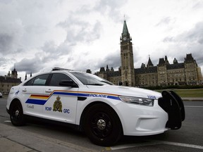 RCMP say an incident at Vittoria and Bank streets near the vehicle screening facility on Parliament Hill on Saturday, Aug. 11, 2018,  was not terrorism-related.