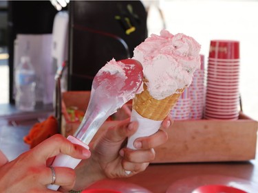 Ice cream at the West End Food Truck Rally in Ottawa on Saturday, Aug. 11, 2018.