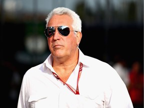 Lawrence Stroll leaves the paddock after qualifying for the Formula One Grand Prix of Hungary on July 28.