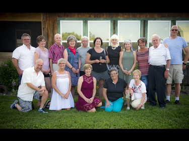 The Sullivan family, the farm's former owners and dwellers, came together to celebrate a 60th wedding anniversary and a 60th birthday.