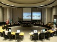 Council chambers, Ottawa City Hall: There are different ways to run things.