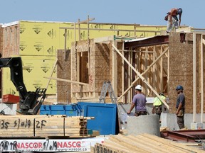 File photo of housing construction.