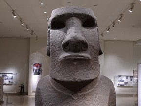 The Rapa Nui people have requested the Chilean government help them retrieve the carved statue, which is made from basalt, to the Unesco World Heritage Site.