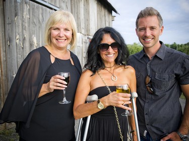 From left, Tammy Lynch, Michelle Walker and Geoff Walker.