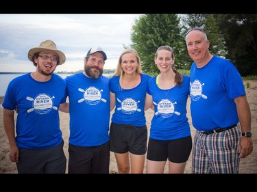 The Upper Ottawa River Race and Paddle Festival organizers. From left, Elijah McKeown, recreation programmer with the City of Pembroke; Colin Coyle, program coordinator with the Town of Petawawa; Heather Salovaara, economic developer officer with the City of Pembroke; Heather Sutherland, tourism and communications officer with the City of Pembroke; Kelly Williams. manager of parks and recreation with the Town of Petawawa.