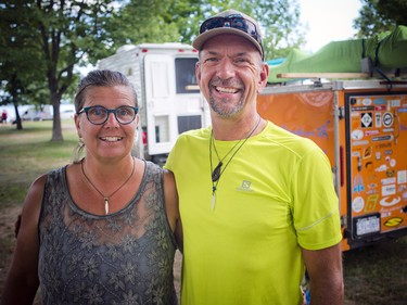 Allison Storm along with her husband Lee Storm prior to Sunday's charity Paddle for CHEO.