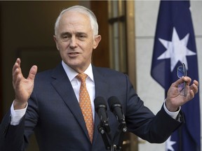 Outgoing Australian Prime Minister Malcolm Turnbull.