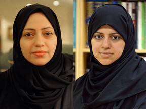 Saudi feminist activists, Samar Badawi and Nassima Al-Sadah