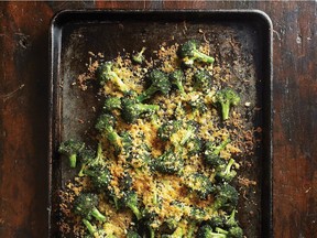 Cheesy Broccoli Gratin: One-pan meal comes from Raquel Pelzel’s new cookbook, Sheet Pan Suppers Meatless.