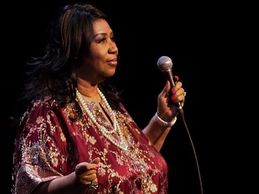 Aretha Franklin performs at the National Arts Centre on May 30, 2010.