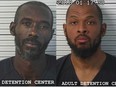 This photo provided by the Taos County Sheriff's Department shows Lucas Morten, left, and Siraj Wahhaj. Morten and Wahhaj were arrested after law enforcement officers searching a rural northern New Mexico compound for a missing 3-year-old boy found 11 children in filthy conditions and hardly any food.
