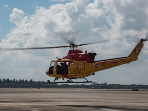 Main photo above shows a CH-146 Griffon helicopter taking off from Opa Locka Executive Airport, Florida in 2017. DND photo.