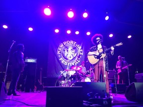 Jose James performs at the 2018 Newport Jazz Festival