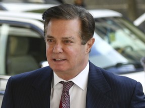 In this file photo taken on June 15, 2018, Paul Manafort arrives for a hearing at U.S. District Court on June 15, 2018 in Washington, D.C.