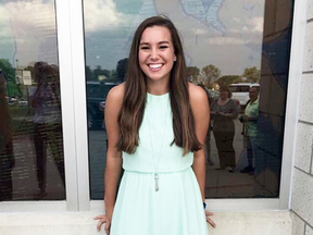 An undated photo of Mollie Tibbetts.