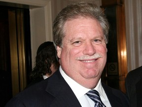 In this Feb. 27, 2008, file photo provided by the Raoul Wallenberg Committee of the United States, Elliott Broidy poses at the group's gala banquet in New York.