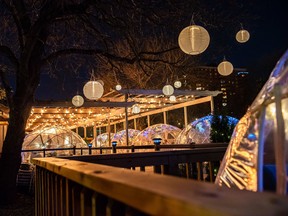 Récolte: Fall Harvest Dinner will take place within individual Garden Domes alongside the Rideau Canal from Sept. 27 to Oct. 28.