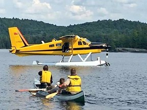 Renfrew Paramedics and Ontario’s Ministry of Natural Resources and Forestry work together in Algonquin Park to rescue a hiker who had a badly fractured leg.