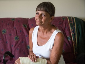 Sharon Armstrong, 63, shattered a vertebrae in her back during a job interview at a U Haul outlet in Kanata in March 2009.