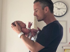 Alexander and Zoe Shelley announce the birth of their first child, a son.