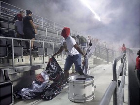 Toronto FC has turfed one of its supporters groups after an investigation into a fiery display by those fans during a Canadian Championship semifinal game in Ottawa on July 18.