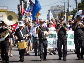 Files: A large crowd turned out to march in the annual Ottawa Labour Day Parade to celebrate working people Monday September 5, 2016.