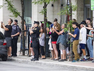 The NCC, Ottawa police and the Ministry of Natural Resources joined forces Thursday September 6, 2018 to tranquillize and remove a bear that was in Ottawa's downtown.