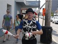 Juggler Jon Lockhart performs at the Taste of Wellington West event on Saturday.   Patrick Doyle/Postmedia