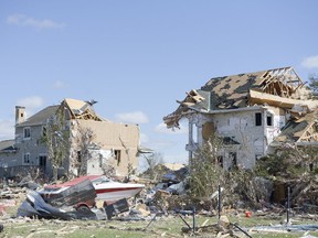 Houses on Porcupine trail and Casey Creek lane neighbourhood in Dunrobin were destroyed by the tornado that hit the region Sept. 21, 2018.