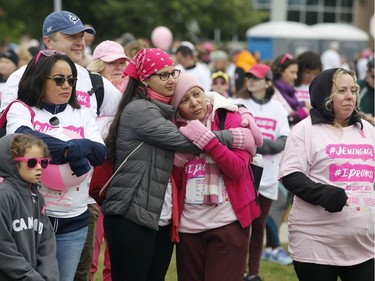 People take part in the Run for The Cure in Ottawa on Sunday, September 30, 2018.