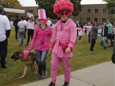 People take part in the Run for The Cure in Ottawa on Sunday, September 30, 2018.