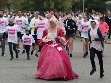 Karen Jones takes part in the Run for The Cure in Ottawa on Sunday, September 30, 2018.