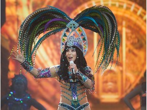 Cher performs in Ottawa on April 26, 2014.