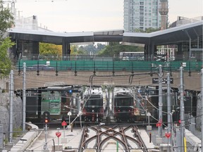The Tunney's Pasture LRT station as it looked earlier this week.