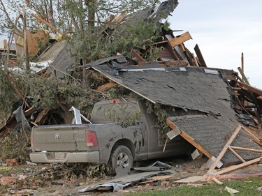 One of the many homes on PorcupineTrail were destroyed by a tornado in Dunrobin. A tornado left parts of Ottawa and Gatineau devastated. These images were taken September 23, 2018.   Photo by Jean Levac/Postmedia   130048