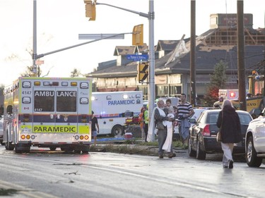 The aftermath of a tornado in Dunrobin on Friday, Sept. 21, 2018. Matt Day photo