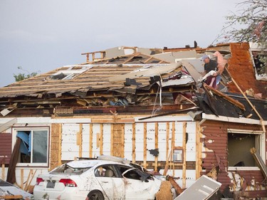 The aftermath of a tornado in Dunrobin on Friday, Sept. 21, 2018. Matt Day photo