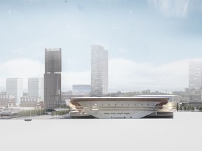 Rendering for LeBreton Flats $3.5 billion development proposal by RendezVous Group, dubbed IllumiNATION LeBreton.