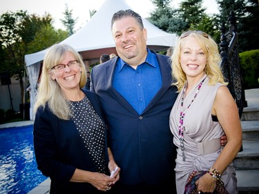 From left, Heidi Sveistrup, CEO and chief scientific officer of the Bruyère Research Institute, Guy Chartrand, Bruyère president and CEO, and Peggy Taillon, president of the Bruyère Foundation.