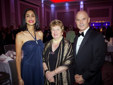 Members of Chamberfest's board of directors, from left, Jaspreet Kalra, Patti Blute and Louis Thériault.