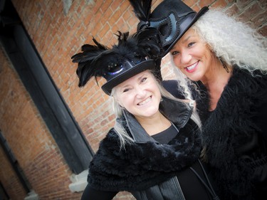 Ann Rickenbacker and Mandy Gosewich, owner of Stunning Fashion Accessories.