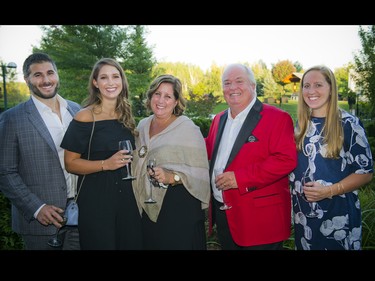 From left, John Potetsianakis, Hanna Browne, Marry Browne, Kent Browne, broker/owner of Royal Lepage, and Abby Browne.