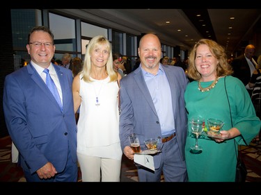 From left, Yves Laberge, general manager of Star Motors, Lynn Laberge, Glenn and Karen McLeish.