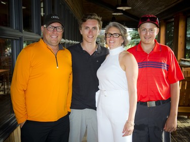 Colleen O'Connell-Campbell, wealth advisor for RBC Dominion Securities and one of the organizers of the event, and her family, from left, husband Scott Campbell and sons David and Ashton Campbell.