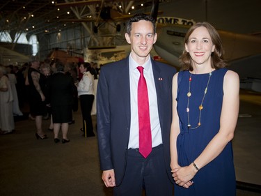 Deputy British High Commissioner David Reed and his wife Susan Reed.