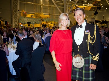 Commander Neil Marriott, the U.K.'s Naval and Air Attaché to Canada, and his wife, Kerry Marriott.