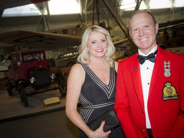 Sonja Matthys and Ralph Mahar, an executive officer of the RCMP Veterans' Association.