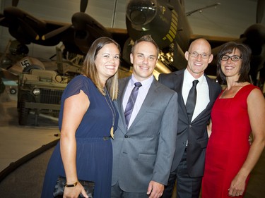 From left, Tessa Richert, Aaron Richert, Ryan Dawson and Vanessa Dawson.